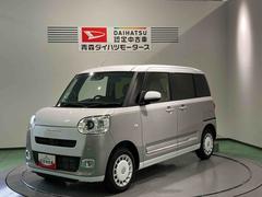 ムーヴキャンバスストライプスＧ下回り防錆済み　両側スライドドア　前席シートヒーター　キーフリー　４ＷＤ　エアバッグ　ＡＢＳ