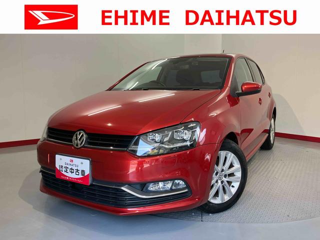 ＶＷ ポロＴＳＩコンフォートラインナビ　バックモニター　フルセグＴＶ　ＣＤ　ＤＶＤ　Ｂｌｕｅｔｏｏｔｈ　ＥＴＣ　ドラレコ　オートライト　ＬＥＤヘッドライト　オートライト　ＬＥＤヘッドライト　電動格納ドアミラー　純正アルミホイール（愛媛県）の中古車