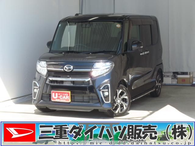 タントカスタムＸ　　　純正７型ナビ　パノラマカメラ　１年間無料保証両側パワースライドドア　コーナーセンサー　ワンオーナー　ＩＳＴＯＰ　ＵＳＢ接続　電格ミラー　地デジ　ＥＴＣ　前方用ドライブレコーダー　Ｂｌｕｅｔｏｏｔｈ対応　運転席・助手席シートヒーター　キーフリー（三重県）の中古車