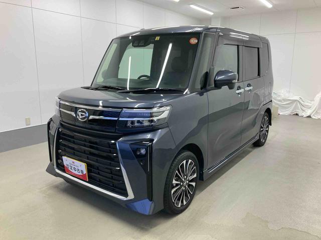 タントカスタムＲＳ衝突被害軽減ブレーキ　横滑り防止装置　オートハイビーム　アイドリングストップ　ステアリングスイッチ　オートライト　キーフリーシステム　オートエアコン　ナビ　ドラレコ　パノラマカメラ　ＥＴＣ　バイザー（岐阜県）の中古車