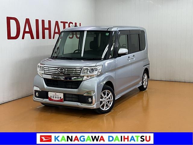 タントカスタムＸ　ミラクルオープンドア　シートヒーターミラクルオープンドア　片側オートスライドドア　Ｐスタート　シートヒーター　電動格納ミラー　パワーウィンドウ　アルミホイール　アイドリングストップ　横滑り防止機能　キーフリー（神奈川県）の中古車