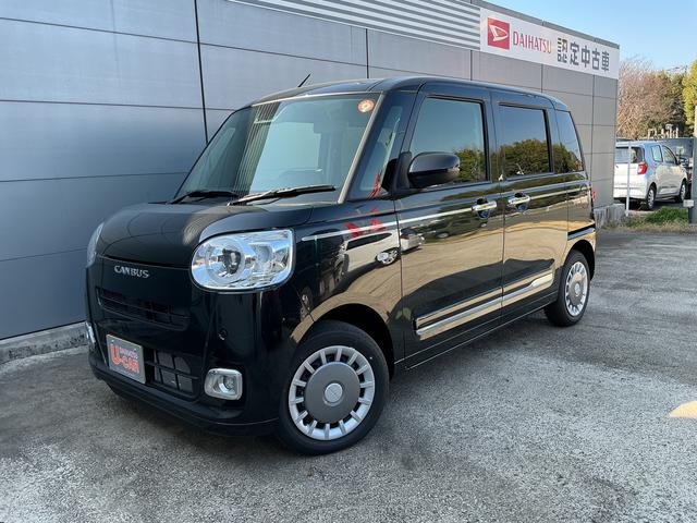 ムーヴキャンバスセオリーGターボ一年保証・走行無制限 走行182キロ 9インチスマホ連携ディスプレイオーディオ クリアランスソナー オートライト オートマチックハイビーム LEDヘッドライト ベンチシート 純正カーペットマット(埼玉県)の中古車