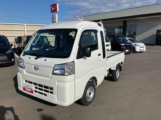 ハイゼットトラックジャンボスタンダード４ＷＤ　ＣＶＴ　６６０ｃｃ　衝突被害軽減ブレーキ　横滑り防止装置　ＡＢＳ　運転席・助手席エアバッグ　マニュアルエアコン　パワーステアリング　アイドリングストップ　大型乗降用アシストグリップ（福島県）の中古車