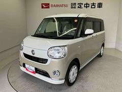 ムーヴキャンバスＧメイクアップＶＳ　ＳＡＩＩＩスマートアシスト搭載　パノラマモニター対応　後席両側電動スライドドア　オートエアコン　オートライト　キーフリー　アイドリングストップ　ＡＢＳ