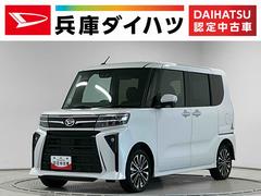 タントカスタムＲＳ　ターボ　４ＷＤ　ワンオーナー　両側電動スライド走行無制限１年保証　４ＷＤ　ワンオーナー　両側電動スライドドア　前後コーナーセンサー　前席シートヒーター　オートハイビーム　ＬＥＤヘッドライト　プッシュスタート　１５インチ純正アルミホイール