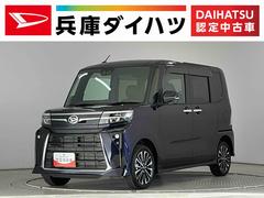 タントカスタムＲＳ　ターボ　４ＷＤ　９インチディスプレイオーディオ１年保証　９インチディスプレイオーディオ　４ＷＤ　バックカメラ　両側電動スライドドア　前後コーナーセンサー　前席シートヒーター　Ｂｌｕｅｔｏｏｔｈ　ＬＥＤヘッドライト　１５インチ純正アルミホイール