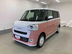 ムーヴキャンバス 中古車 ストライプスＧ衝突被害軽減ブレーキ　横滑り防止装置　４ＷＤ　オートハイビーム　アイドリングストップ　ステアリングスイッチ　オートライト　キーフリー　オートエアコン　ナビ　ドラレコ　パノラマカメラ　ＥＴＣ　マット