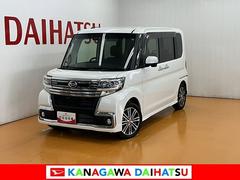 タントカスタムＲＳ　トップエディションＳＡＩＩＩサポカーＳワイド適合　ミラクルオープンドア　両側オートスライドドア　ステアリングスイッチ　オートエアコン　Ｐスタート　運転席シートヒーター　アイドリングストップ　オートハイビーム　ＥＴＣ