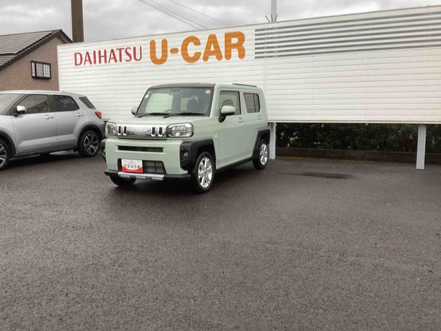 タフトG クロムベンチャーインパネシフト プッシュスタートスイッチ 電子カードキー カーナビ レーンキープアシスト オートハイビーム パノラマガラスルーフ 誤発進抑制装置 ABS アルミホイール(鹿児島県)の中古車