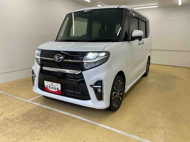 タントカスタムＲＳ　タイヤ新品まごころ保証１年付き　記録簿　取扱説明書　ナビ　ドラレコ　ＥＴＣ　バックカメラ　オートマチックハイビーム　衝突被害軽減システム　スマートキー　アルミホイール　ターボ　レーンアシスト　ワンオーナー（静岡県）の中古車