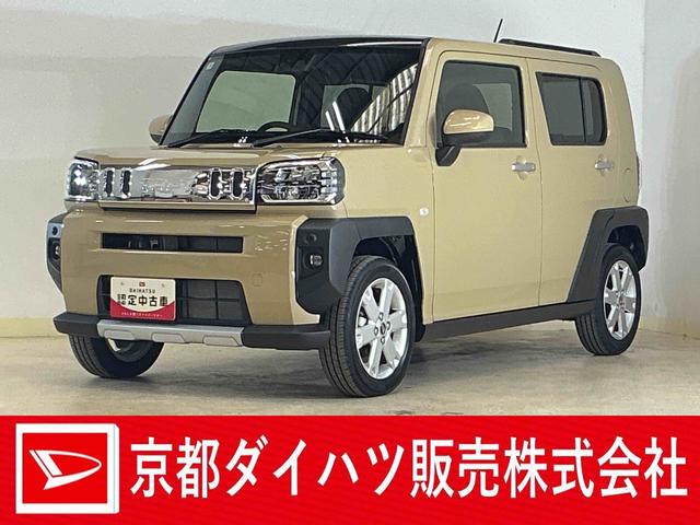 タフトＧターボ　クロムベンチャー　届出済み未使用車　ナビ　クルコン届出済み未使用車　ターボ　ナビ　バックカメラ　アダプティブクルーズコントロール　コーナーセンサー　シートヒーター　スカイフィールトップ　電子パーキング　オートマチックハイビーム　オートブレーキホールド（京都府）の中古車