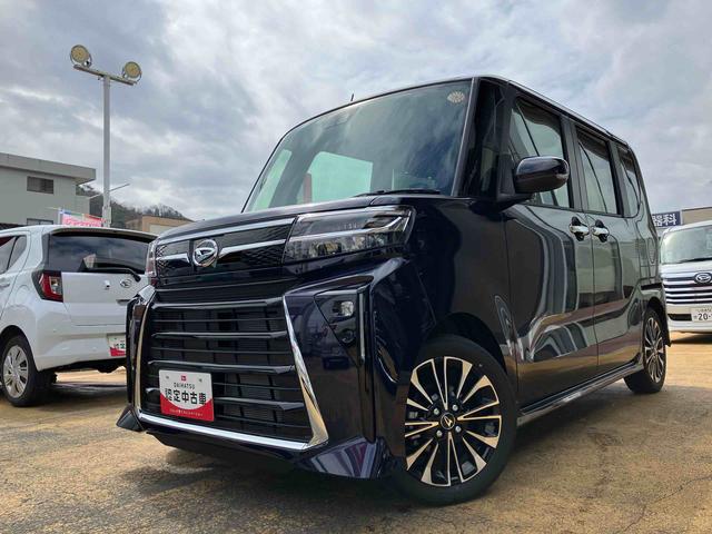 タントカスタムＲＳターボ　２ＷＤ　ＣＶＴ　スマートアシスト　ミラクルオープンドア　バックカメラ　シートヒーター　オートホールド機能　電動パーキングブレーキ　プッシュボタンスタート　アイドリングストップ（福島県）の中古車