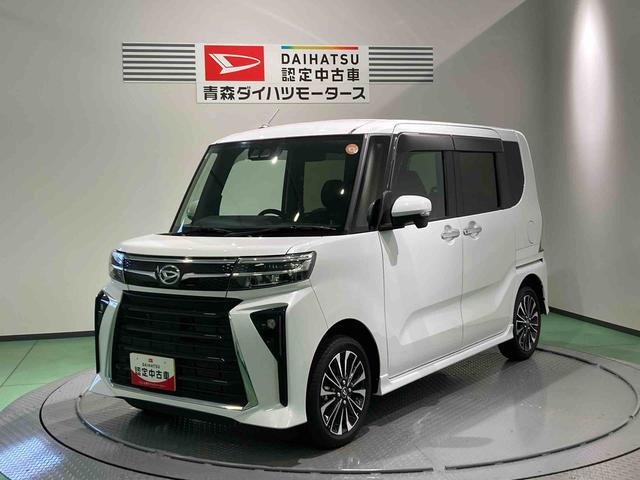 タントカスタムRSナビ 下回り防錆済み 前席シートヒーター ターボ 4WD スマートキ− エアバッグ アルミ ABS キーフリー(青森県)の中古車