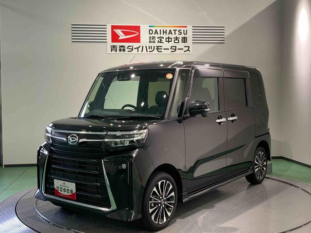 タントカスタムRSナビ 下回り防錆済み 前席シートヒーター ターボ 4WD スマートキ− エアバッグ アルミ ABS キーフリー(青森県)の中古車