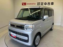 スペーシアハイブリッドＸ後席両側スライドドア（片側電動）　バックカメラ付き　オートエアコン　オートライト　キーフリー　アイドリングストップ　ＡＢＳ　電動ドアミラー