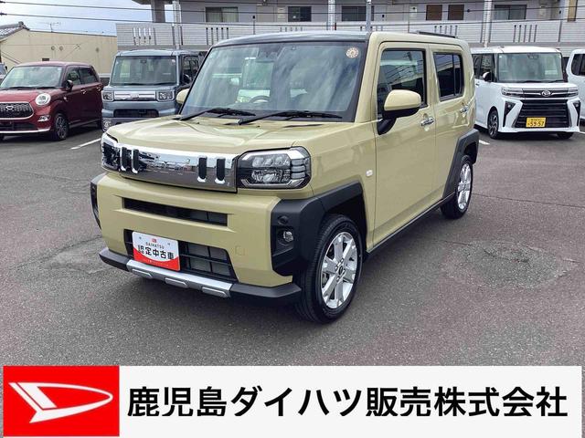 タフトＧ　クロムベンチャーインパネシフト　プッシュスタートスイッチ　電子カードキー　電動パーキングブレーキ　カーナビ　バックモニター　レーンキープアシスト　オートハイビーム　パノラマガラスルーフ　アルミホイール　誤発進抑制装置（鹿児島県）の中古車