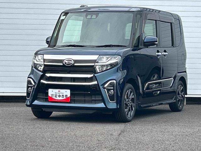 タントカスタムXセレクションインパネシフト プッシュスタートスイッチ 電子カードキー シートヒーター 両側電動スライドドア アルミホイール オートマチックハイビーム 衝突被害軽減システム(鹿児島県)の中古車