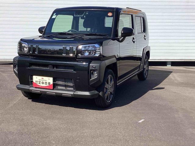 タフトＧ　ダーククロムベンチャーインパネシフト　プッシュスタートスイッチ　電子カードキー　カーナビ　シートヒーター　衝突軽減ブレーキ　車線逸脱警報装置　オートハイビーム　アルミホイール　ガラスルーフ（鹿児島県）の中古車