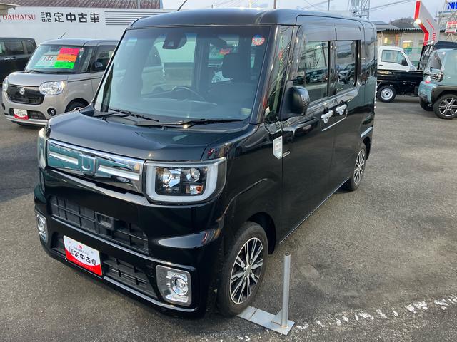 ウェイクＧターボＳＡII４ＷＤ　ＣＶＴ　６６０ｃｃ　衝突被害軽減ブレーキ　横滑り防止装置　ＡＢＳ　アイドリングストップ　プッシュボタンスタート　ナビ　バックモニター　オートエアコン　ＥＴＣ車載器　両側電動スライドドア（福島県）の中古車