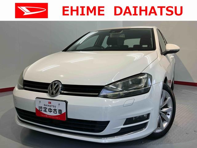 ＶＷ ゴルフＴＳＩハイラインプッシュスタート　電動パーキングブレーキ　アイドリングストップ　オートライト　フロントフォグランプ　リヤフォグランプ　アダプティブクルーズコントロール　オートブレーキホールド　純正ナビ　フルセグＴＶ（愛媛県）の中古車