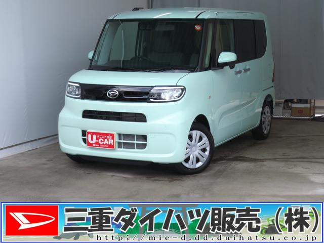 タントＸターボ　　　届出済未使用車　パノラマカメラ　１年間無料保証電動パーキングブレーキ　コーナーセンサー　パーキングアシスト　シ−トヒ−タ−　ブルートゥース　ＬＥＤライト　ＴＶ　１オーナー　純正９型ディスプレイオーディオ　キーフリー　助手席側パワースライドドア（三重県）の中古車