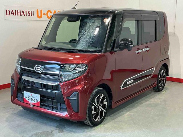 タントカスタムＸナビ　パノラマモニター　キーフリーシステム　ＬＥＤヘッドライト　ＬＥＤフォグランプ　両側電動スライドドア　スマートアシスト　コーナーセンサー　純正アルミホイール　オートライト（栃木県）の中古車