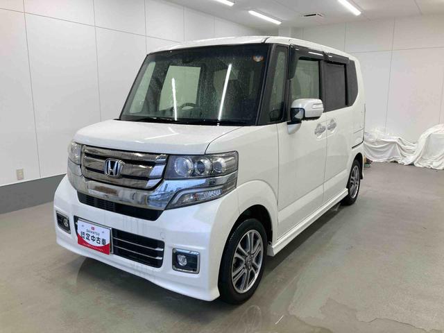 N−BOXカスタムG SSパッケージ衝突被害軽減ブレーキ 横滑り防止装置 ステアリングスイッチ オートライト キーフリーシステム オートエアコン ナビ バックカメラ ETC マット バイザー(岐阜県)の中古車