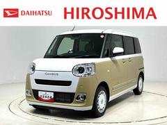 ムーヴキャンバスストライプスＧ　２トーンカラー　バックカメラ付ＬＥＤオートライト・フォグランプ　電動パーキングブレーキ　プッシュボタンスタート　セキュリティアラーム　バックカメラ　両側パワースライドドアウエルカムオープン機能　オート電動格納式ドアミラー