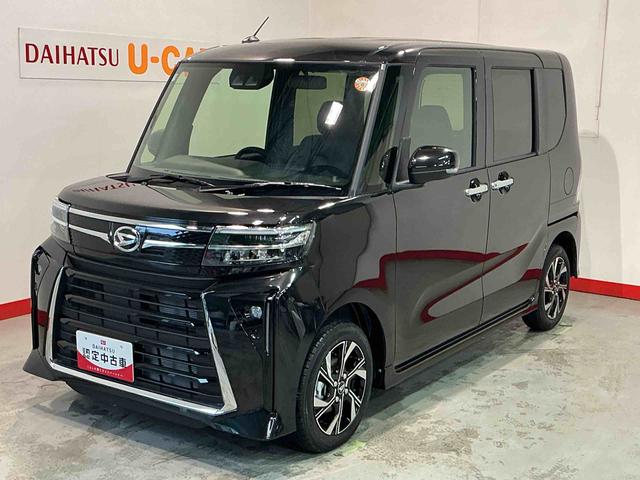 タントカスタムＸキーフリーシステム　ＬＥＤヘッドライト　ＬＥＤフォグランプ　両側電動スライドドア　スマートアシスト　コーナーセンサー　純正アルミホイール　オートライト　運転席助手席シートヒーター　雹害価格（栃木県）の中古車