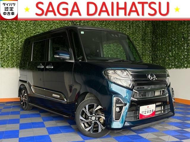 タントカスタムXスタイルセレクション両側電動スライドドア・ETC・パノラマモニター・プッシュボタンスタート・ステアリングスイッチ・オートエアコン・キーフリーシステム・シートヒーター・アルミホイール・パワーウィンドウ(佐賀県)の中古車