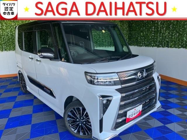 タントカスタムＲＳ両側電動スライドドア・ドラレコ・バックモニター・後席モニター・プッシュボタンスタート・ステアリングスイッチ・オートエアコン・キーフリー・ベンチシート・コーナーセンサー・アルミホイール・パワーウィンドウ（佐賀県）の中古車