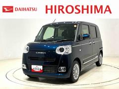 ムーヴキャンバスセオリーＧ　バックモニター対応カメラ　シートヒーターＬＥＤオートライト・フォグランプ　電動パーキングブレーキ　プッシュボタンスタート　セキュリティアラーム　バックカメラ　両側パワースライドドアウエルカムオープン機能　オート電動格納式ドアミラー