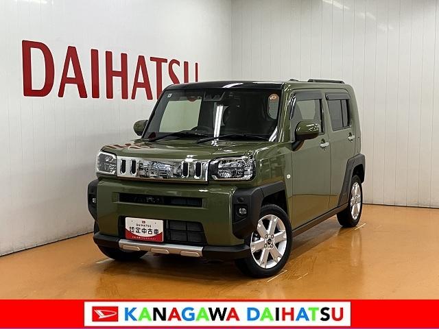 タフトＧターボ　クロムベンチャー　ディスプレイオーディオ　ＵＳＢサポカーＳワイド適合　ドラレコ　スカイフィールトップ　パノラマモニター対応　電動パーキングブレーキ　全車速追従機能付ＡＣＣ　ステアリングスイッチ　シートヒーター　ＵＳＢ接続端子　コーナーセンサー（神奈川県）の中古車