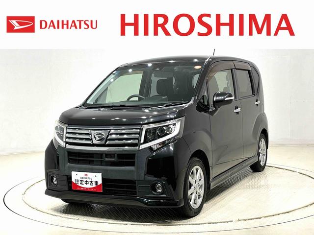 ムーヴカスタム　Ｘ　ＳＡII　ナビ　ＥＴＣ　電動格納ドアミラーＬＥＤヘッドライト　アルミホイール　オートライト　プッシュボタンスタート　セキュリティアラーム　キーフリーシステム（広島県）の中古車