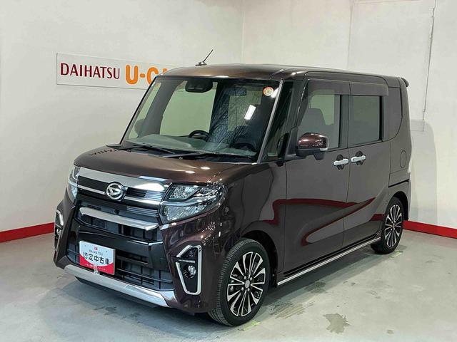 タントカスタムRSキーフリーシステム LEDヘッドライト LEDフォグランプ 両側電動スライドドア スマートアシスト コーナーセンサー 純正アルミホイール オートライト 運転席助手席シートヒーター ターボ(栃木県)の中古車