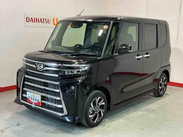 タントカスタムXリミテッドキーフリーシステム LEDヘッドライト LEDフォグランプ 両側電動スライドドア スマートアシスト コーナーセンサー 純正アルミホイール オートライト 運転席助手席シートヒーター(栃木県)の中古車