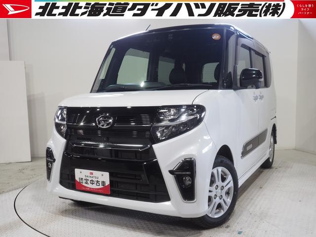 タントカスタムＲＳ４ＷＤ　夏冬タイヤ　ダイハツ純正ナビ　パノラマモニター　リモコンエンジンスターター　ナビ連動ドライブレコーダー　両側パワースライドドア　ＥＴＣ車載器　前後コーナーセンサー　シートヒーター（北海道）の中古車