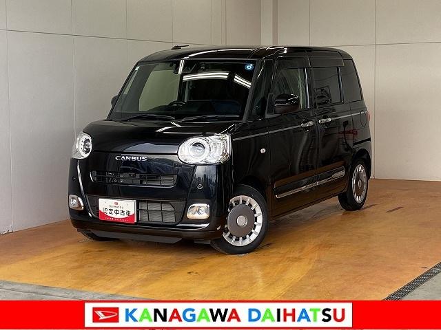 ムーヴキャンバスセオリーＧターボ　ナビ　ドラレコ　ＥＴＣ　パノラマモニターサポカーＳワイド適合　ナビ　ドラレコ　ＥＴＣ　ホッとカップホルダー　パノラマモニター　ＵＳＢ接続端子　電動パーキングブレーキ　シートヒーター　両側オートスライドドア　Ｐスタート　全車速追従機能付ＡＣＣ（神奈川県）の中古車