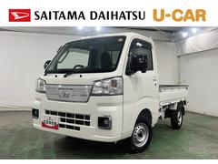 ハイゼットトラックＥＸＴ　走行９９９３キロ／クリアランスソナ／プッシュスタート一年保証・走行距離無制限走行９９９３キロ　助手席エアバック　純正カーペットマット　クリアランスソナー　オートライト　アイドリングストップ　プッシュスタート