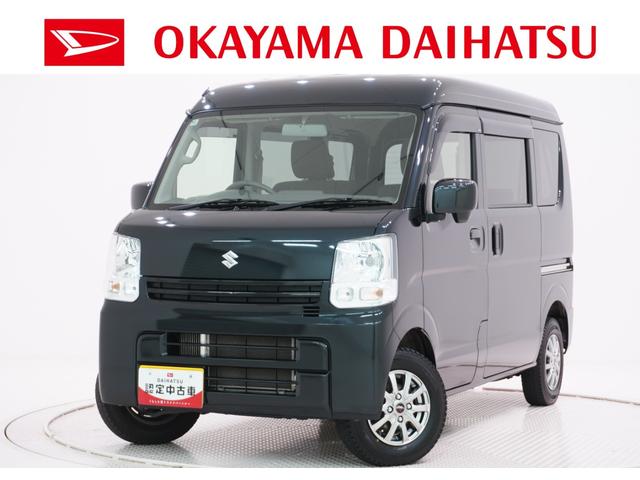 エブリイジョインターボＭＴ５速　両側スライドドア　キーレスエントリー　ＣＤチューナー　電動格納式ドアミラー　エアコン　パワーステアリング　パワーウィンドウ　運転席エアバッグ　ＡＢＳ　ティーゼットデオプラス（岡山県）の中古車