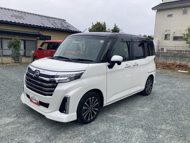 トールカスタムG ターボLEDヘッドランプ キーフリーシステム プッシュボタンスタート オートエアコン(プッシュ式) 両側パワースライドドア マルチインフォメーションディスプレイ 本革巻ステアリングホイール(静岡県)の中古車