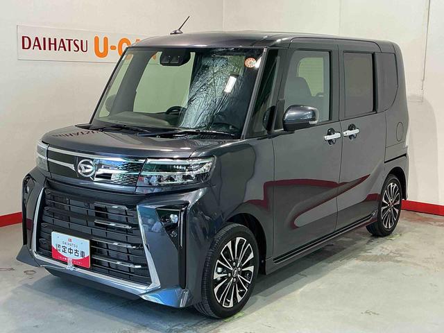 タントカスタムRSキーフリーシステム LEDヘッドライト LEDフォグランプ 両側電動スライドドア スマートアシスト コーナーセンサー 純正アルミホイール オートライト 運転席助手席シートヒーター(栃木県)の中古車