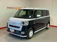 ムーヴキャンバスストライプスＧキーフリーシステム　ＬＥＤヘッドライト　ＬＥＤフォグランプ　オートエアコン　運転席・助手席電動スライドドア　運転席・助手席シートヒーター　スマートアシスト