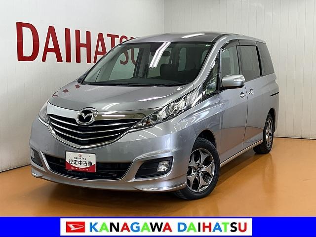 ビアンテグランツ−スカイアクティブ　後席モニター衝突被害軽減ブレーキシステム　３列シート　Ｂカメラ　後席モニター　ＥＴＣ　ステアリングスイッチ　パドルシフト　両側オートスライドドア（神奈川県）の中古車