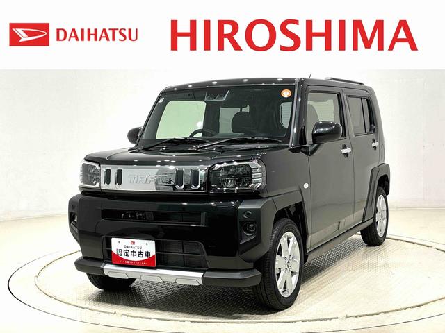 タフトＧターボ　クロムベンチャースカイフィールトップ　クロムパック　メッキパック　シルバーアンダーガーニッシュ　インテリアアクセント　ＬＥＤオートハイビーム＆フォグランプ　電動パーキングブレーキ　バックカメラ　アルミホイール（広島県）の中古車