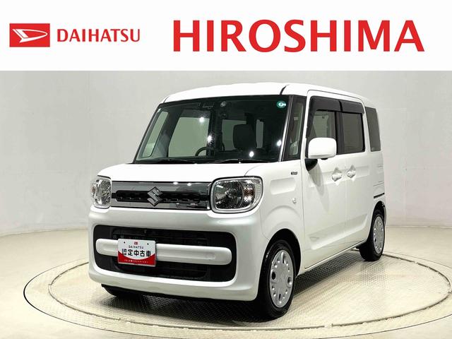 スペーシアハイブリッドＸ　ナビ・全方位カメラ・ドラレコ・ＥＴＣナビ・全方位カメラ・ＥＴＣ・ドライブレコーダー・両側電動スライドドア・オートエアコン・オートライト・パワーウィンドウ・後席サンシェード・シートヒーター・多収納・プッシュスタートボタン・キーフリー（広島県）の中古車