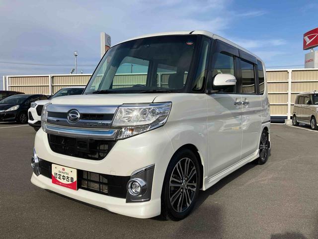 タントカスタムＲＳ　トップエディションＳＡII　ターボ２ＷＤ　ＣＶＴ　ターボ　６６０ｃｃ　ナビ　バックモニター　ドライブレコーダー　両側電動スライドドア　衝突被害軽減ブレーキ　横滑り防止装置　ＡＢＳ　アイドリングストップ　プッシュボタンスタート（福島県）の中古車
