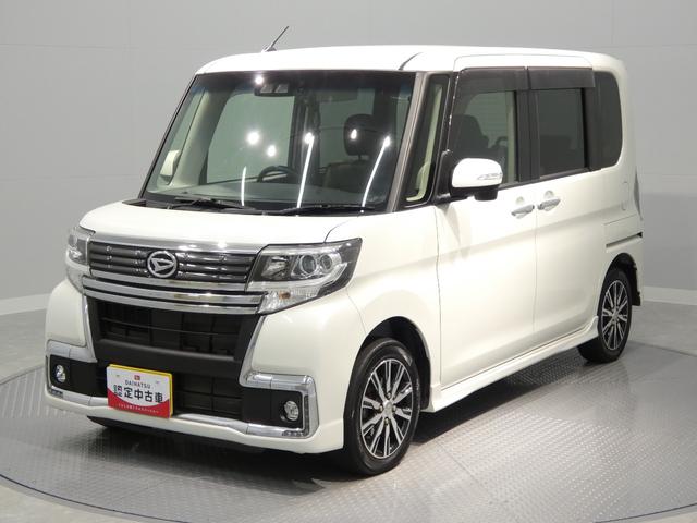 タントカスタムＸ　トップエディションリミテッドＳＡIII４ＷＤ　スマートアシストＩＩＩ　メモリーナビ　バックカメラ　純正エンジンスターター　ＬＥＤヘッドライト　両側パワースライドドア　ハーフレザーシート　シートヒーター　純正１４インチアルミホイール（岩手県）の中古車