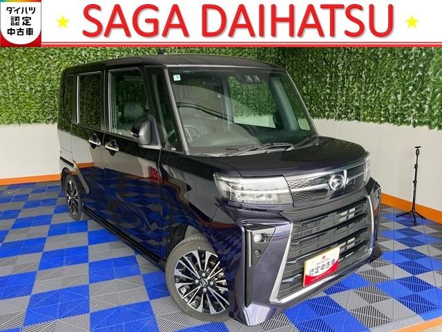 タントカスタムＲＳ両側電動スライドドア・プッシュボタンスタート・ステアリングスイッチ・オートエアコン・キーフリーシステム・シートヒーター・全周囲カメラ対応・アルミホイール・パワーウィンドウ（佐賀県）の中古車
