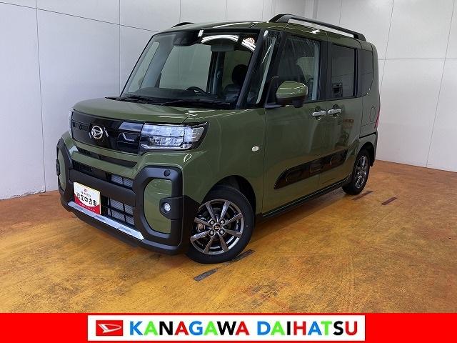 タントファンクロスサポカーＳワイド適合　パノラマモニター対応　ミラクルオープンドア　両側オートスライドドア　電動パーキングブレーキ　ステアリングスイッチ　シートヒーター　コーナーセンサー　Ｐスタート　キーフリー（神奈川県）の中古車